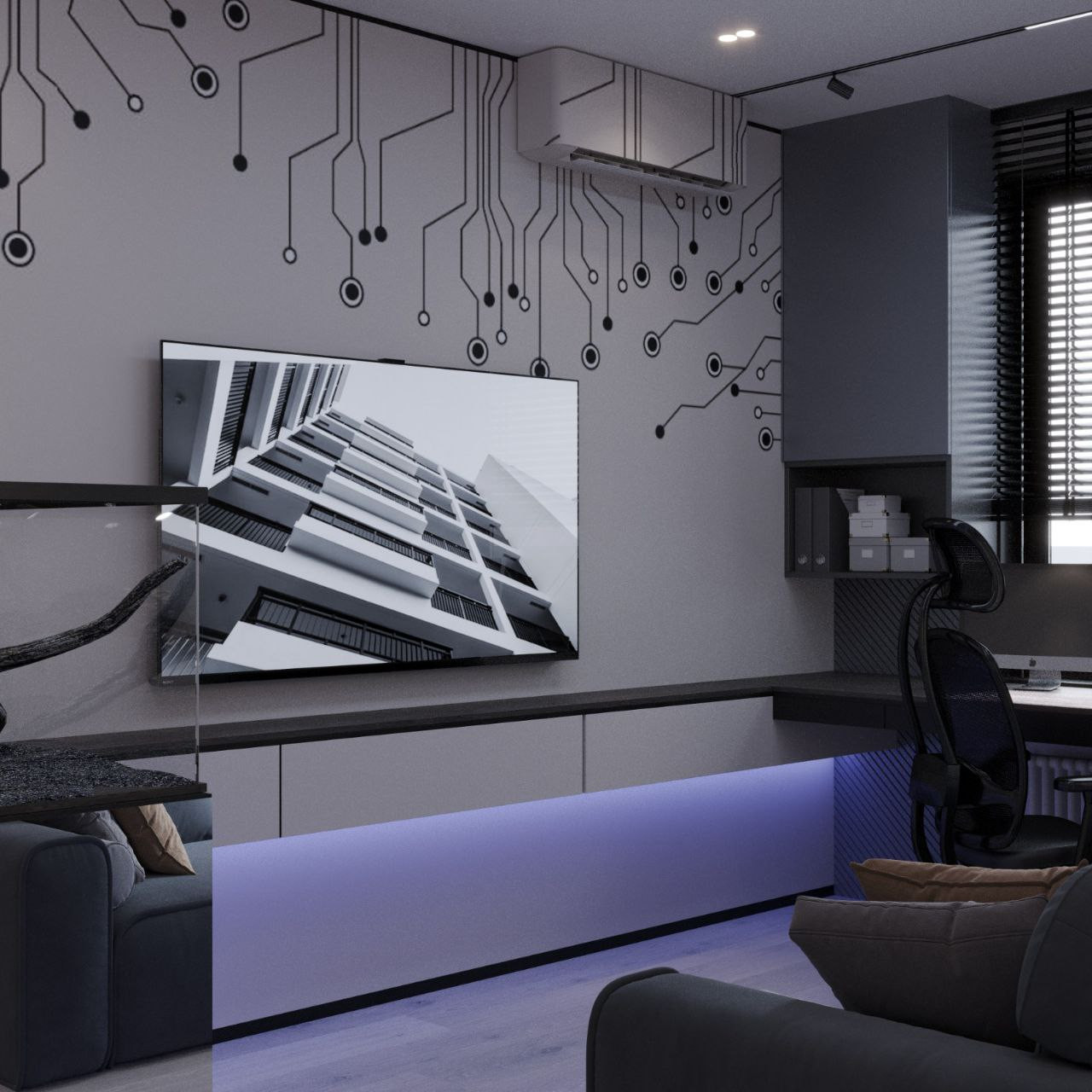 Рабочий кабинет для IT-специалиста