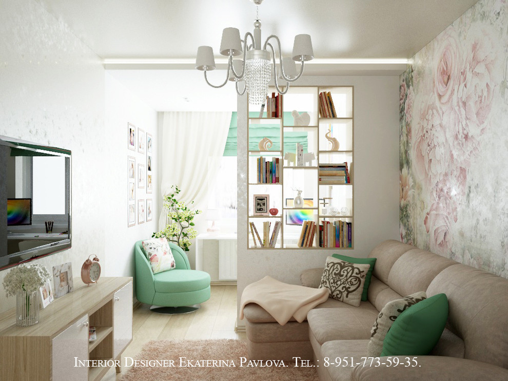 Двухкомнатная квартира в современном стиле.