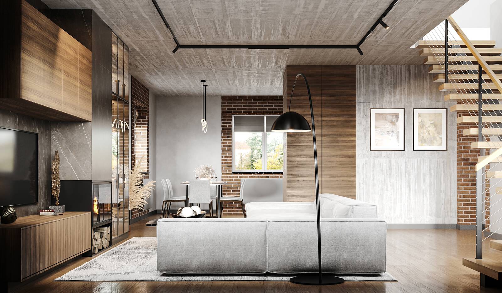 Современный дом в стиле минимализм