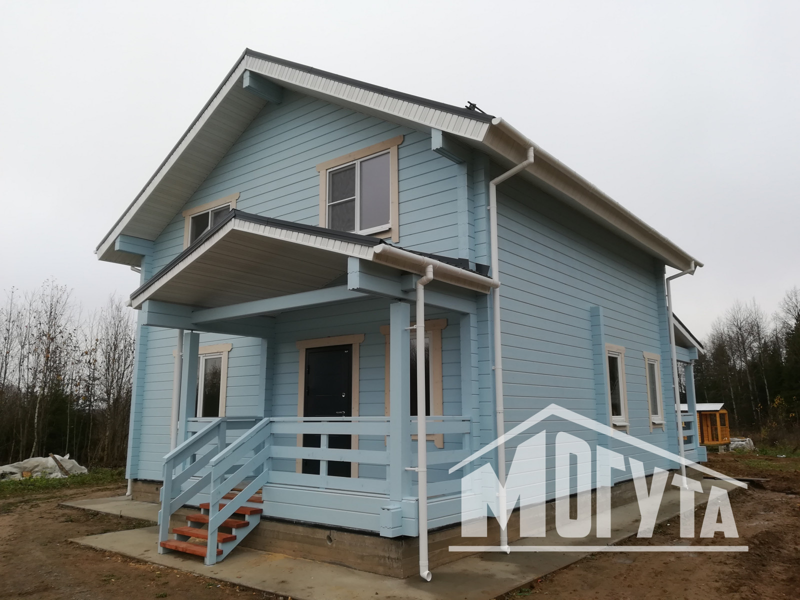 Обложка проекта: Дом из клееного бруса Ландыши-143