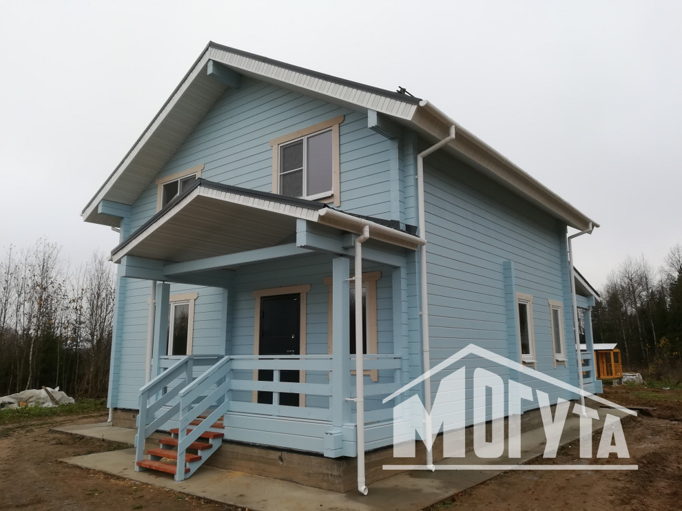 Обложка проекта: Дом из клееного бруса Ландыши-143