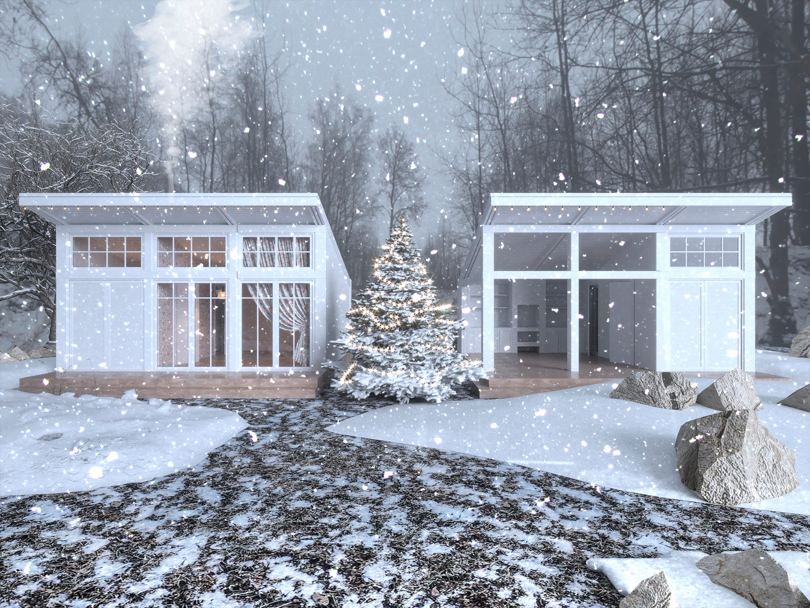 Модульная дача. Проект недорогого дачного дома