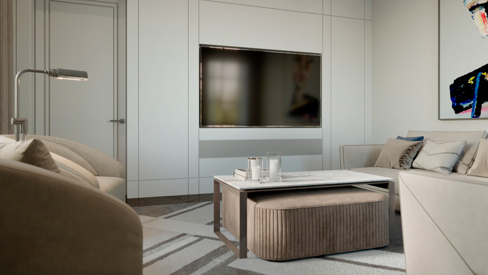 Дизайн таунхауса в резиденции Tweed Park в Москве