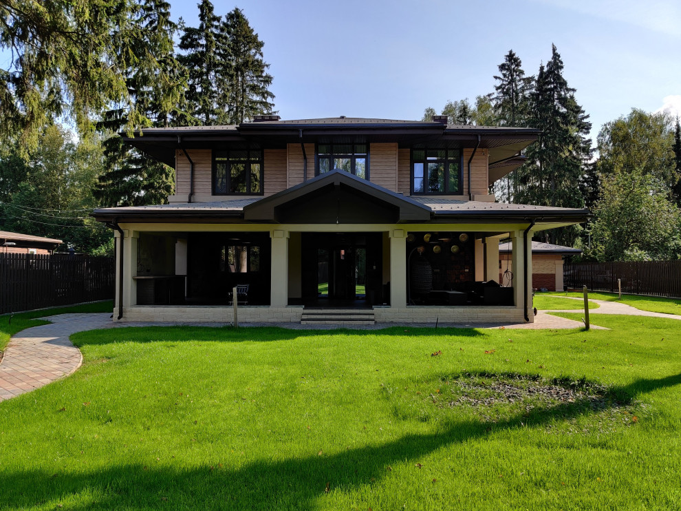 Фасады домов с материалами Docke