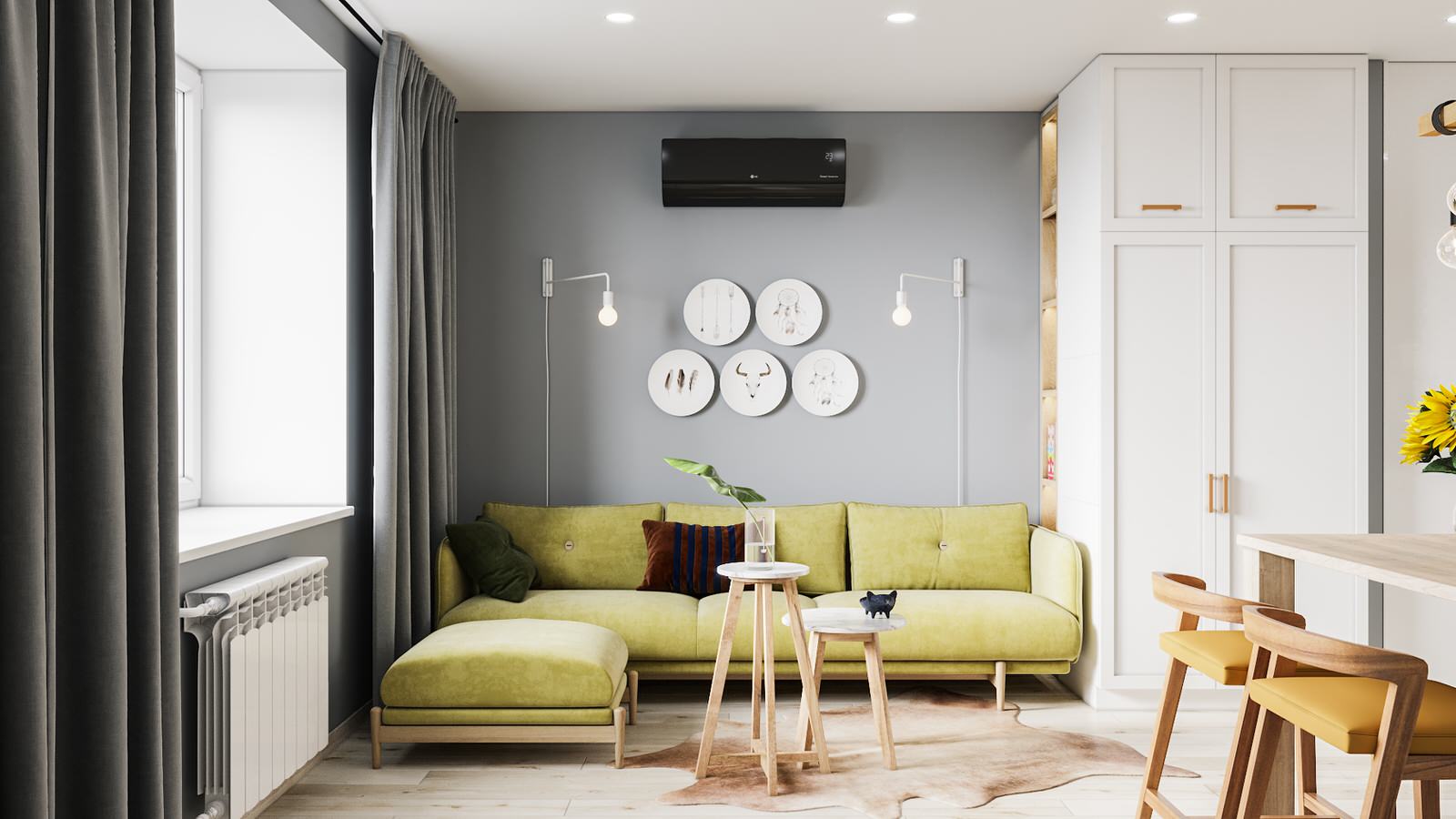 Однокомнатная квартира для пары