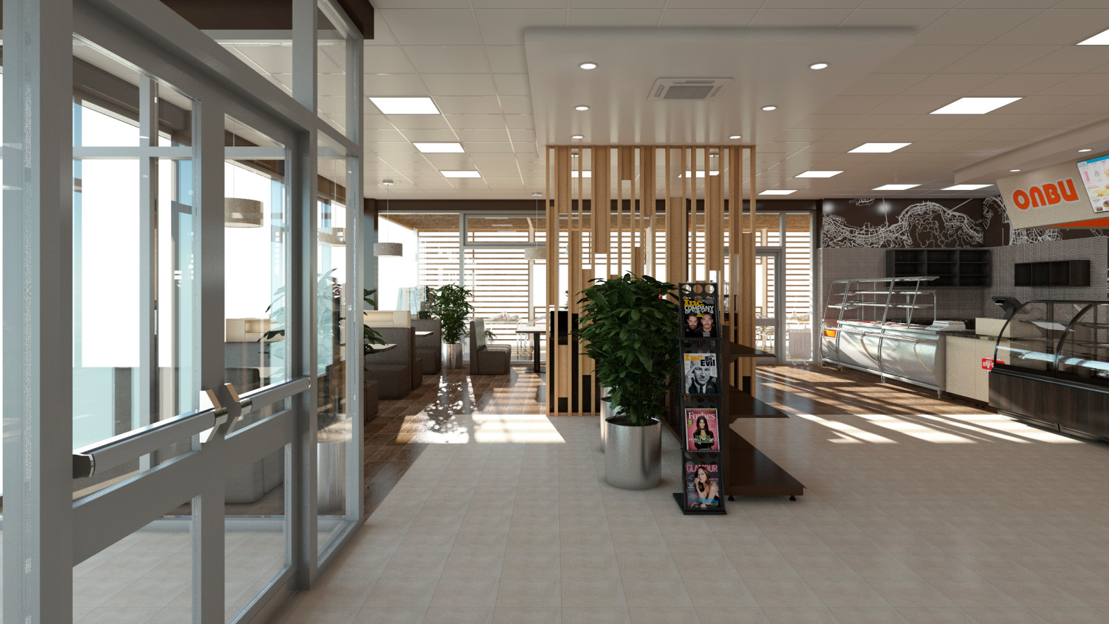 Проект интерьера АЗС