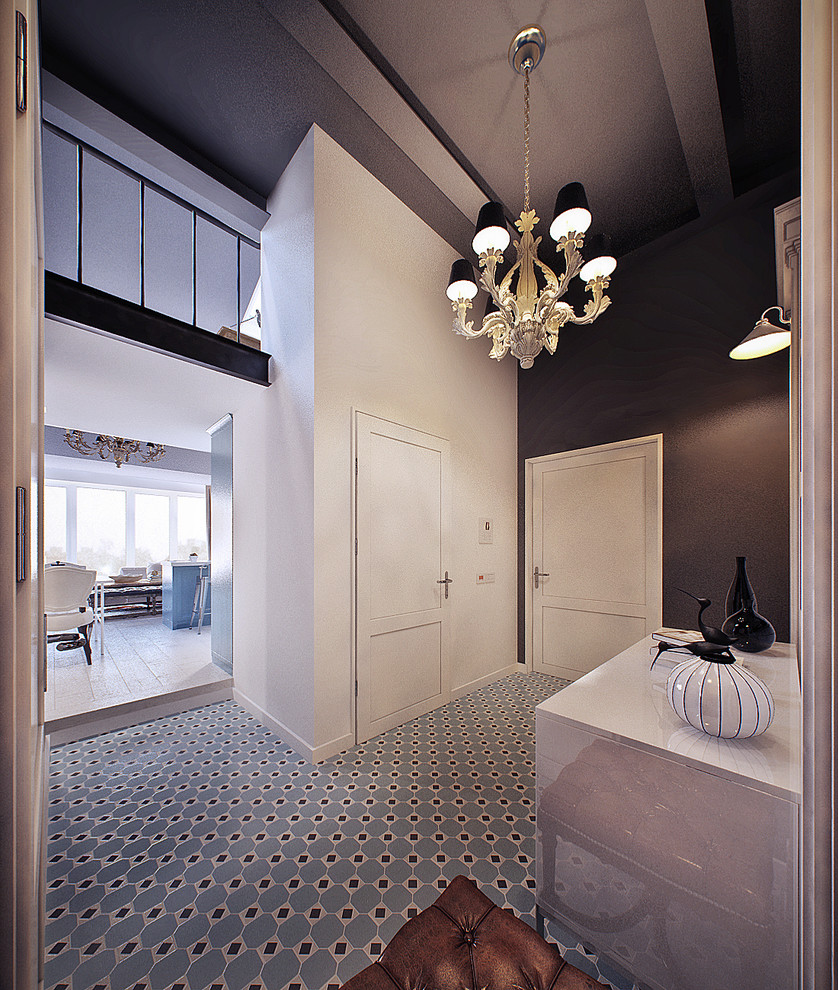 2-х этажная кваритра в лофте с элементами классики