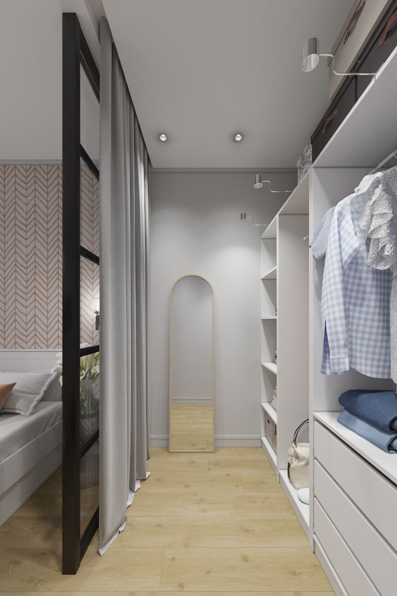 Гардероб, в квартире 39м2, Кемерово
