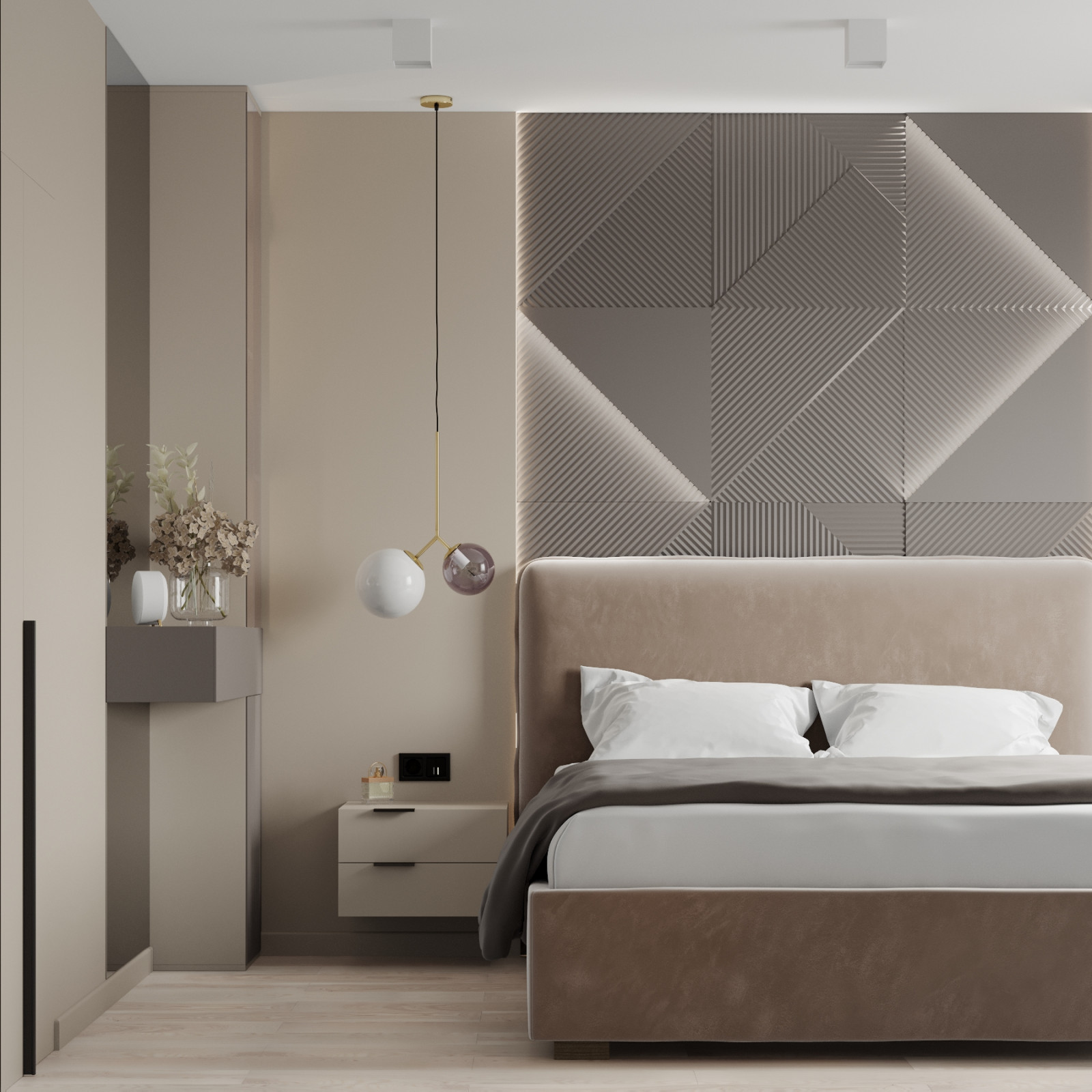 Уютная спальня в Калининграде