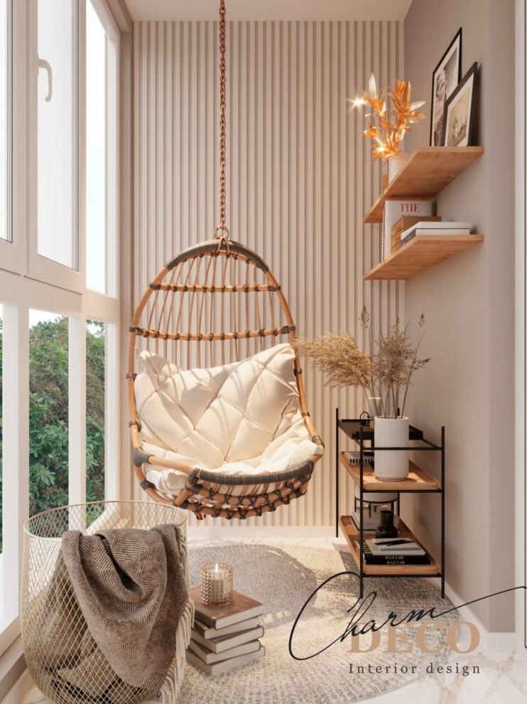 Балкон с современном стиле