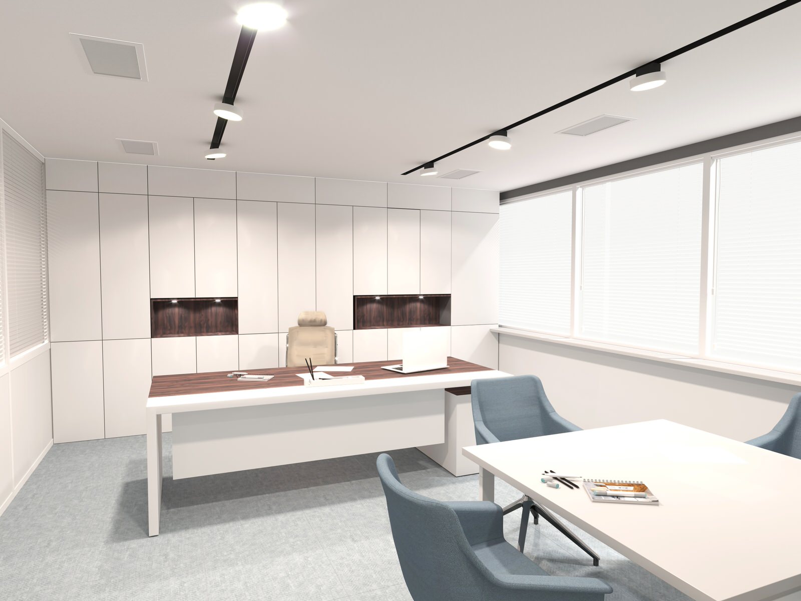 Дизайн кабинета руководителя в современном стиле