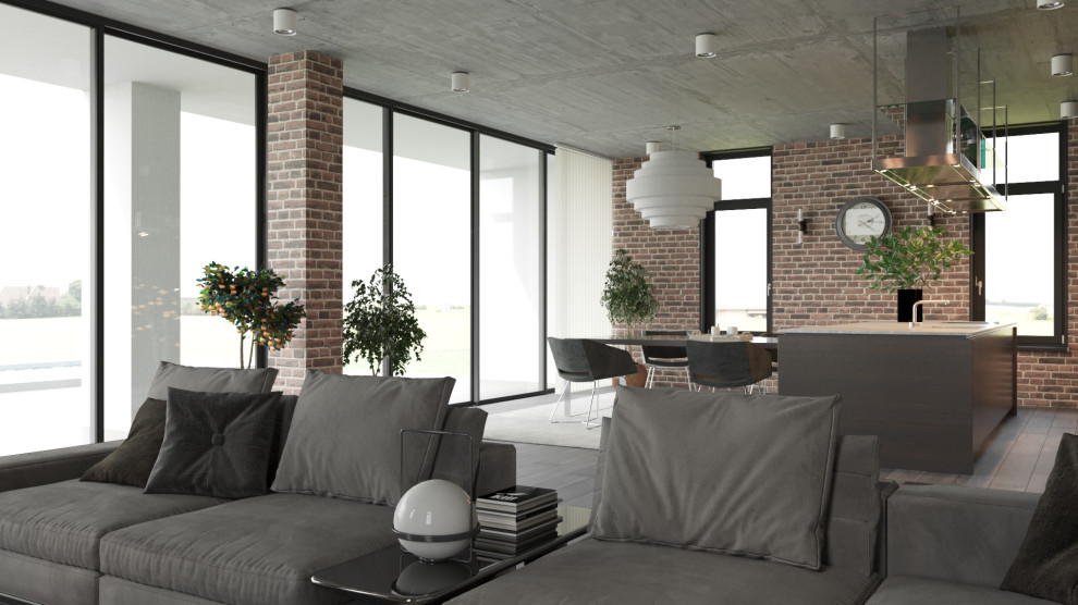 интерьер частного жилого дома