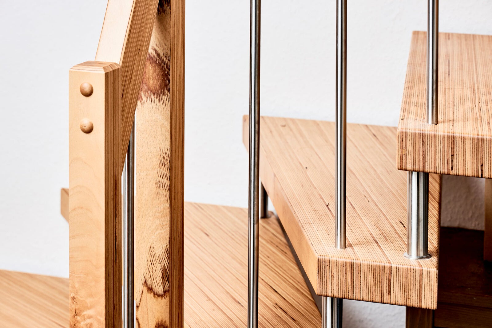 консольная лестница из BauBuche