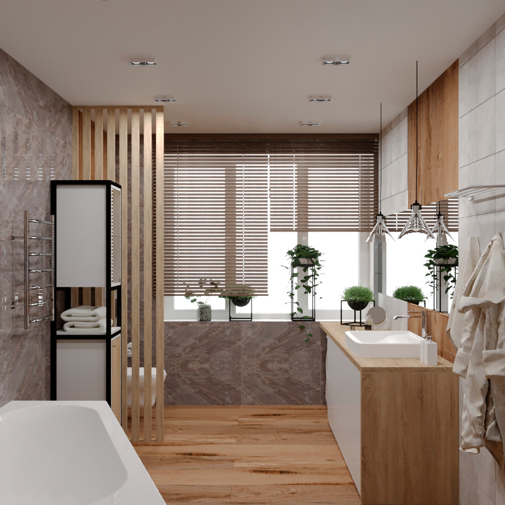 Санузлы для таунхауса в стиле лофт