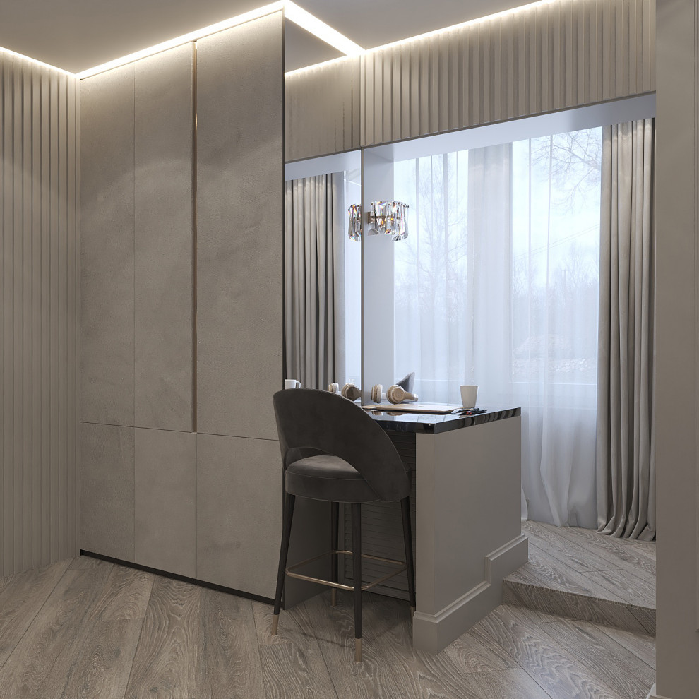 Обложка проекта: Дизайн интерьера "Гостиная в смарт двушке"