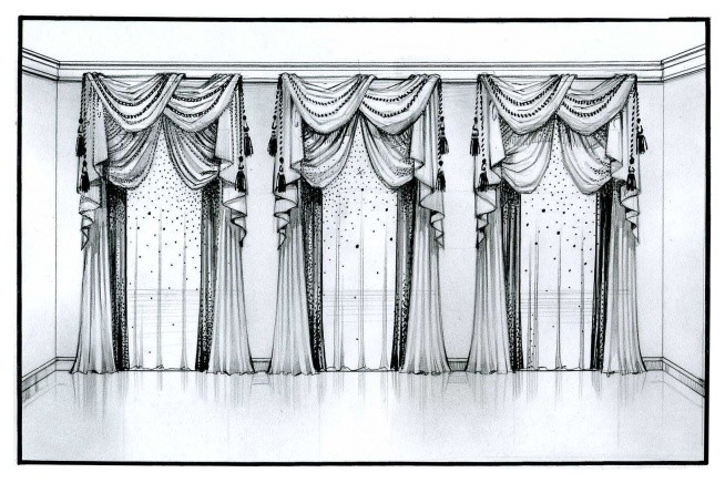 ЭСКИЗЫ КЛАССИЧЕСКИХ ШТОР