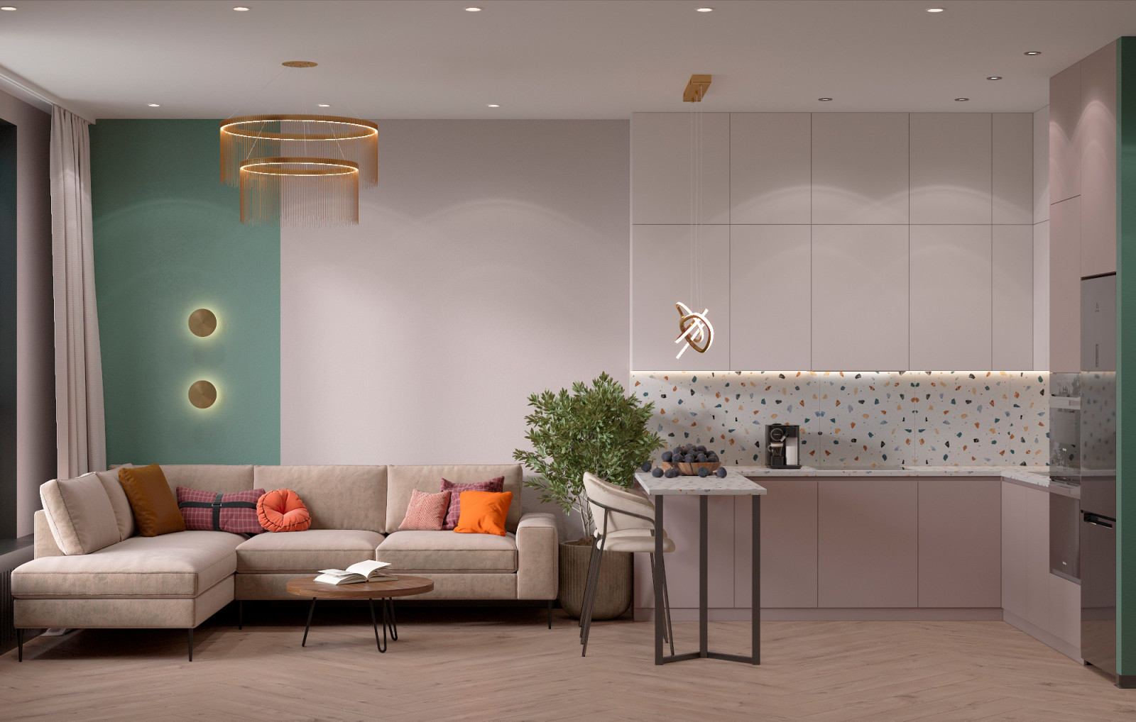 Проект квартиры евродвушки