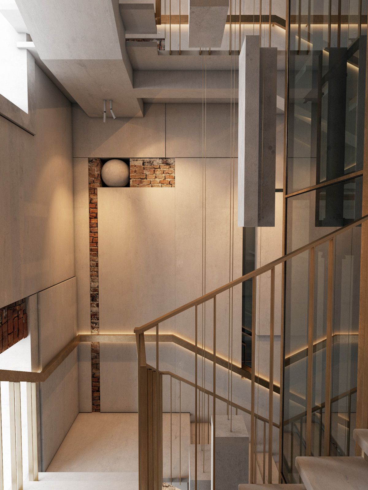 Лестница в апарт-отеле