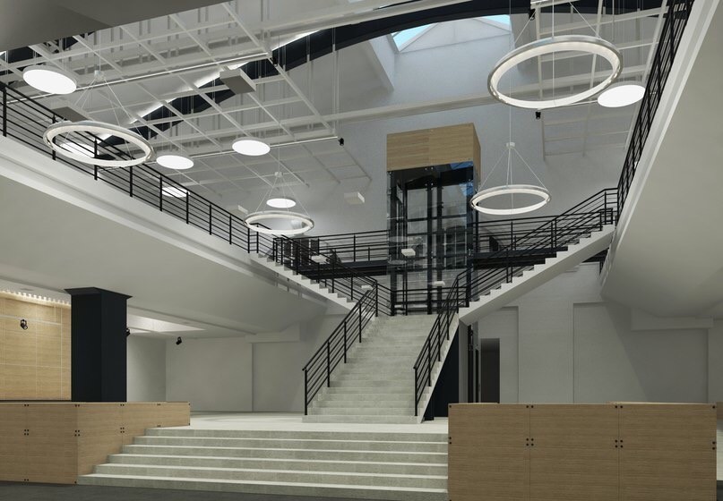 Визуализация Центрального Выставочного Зала Манеж, в Санкт-Петербурге.