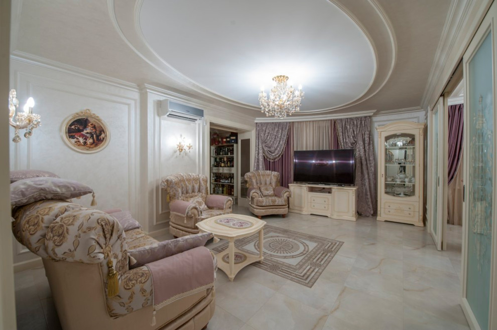 Двухуровневая квартира. Неоклассика (150 кв м).