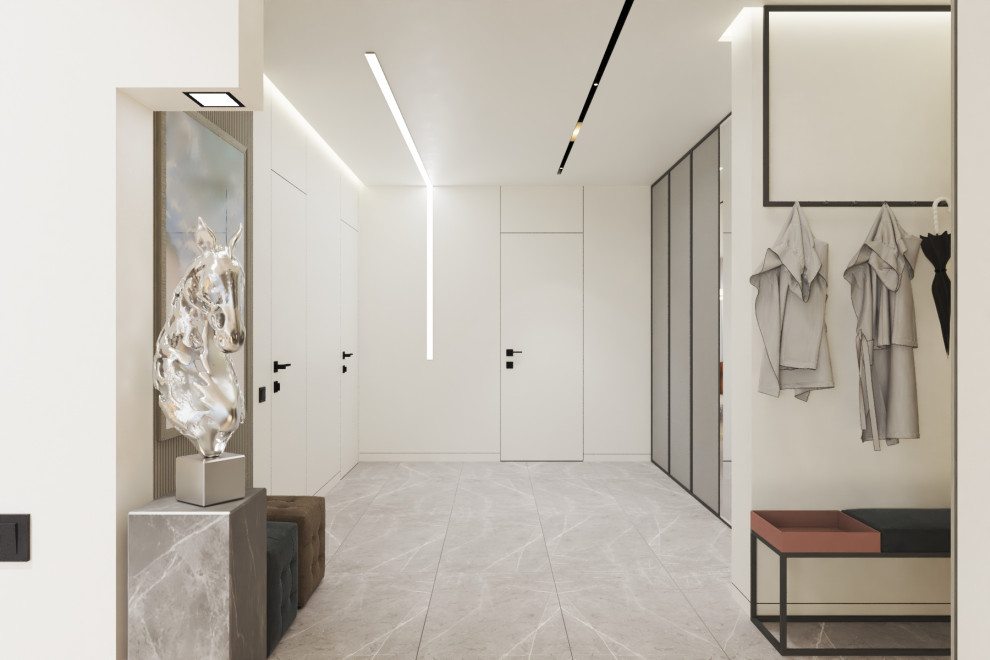 Прихожая в квартире 140 кв.м.  в новостройке