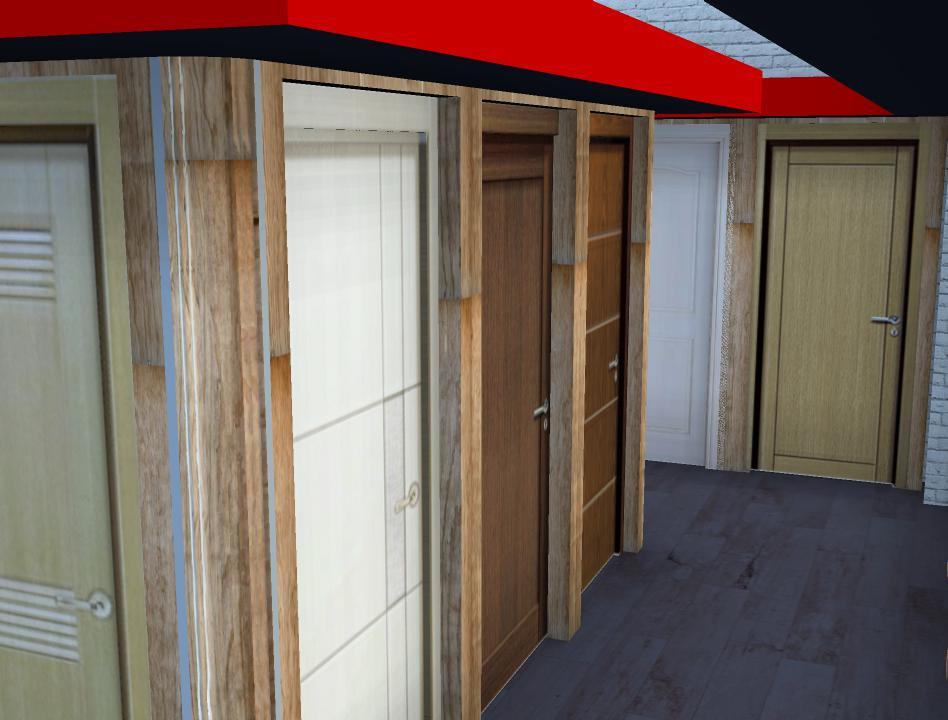 Дизайн салона дверей