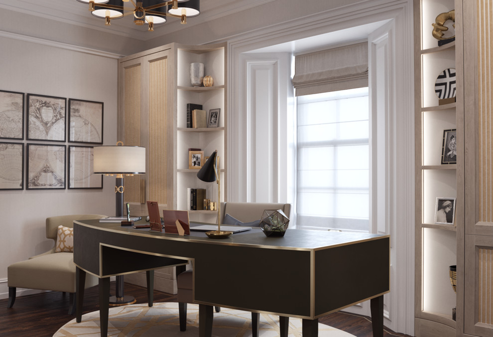 Home office in a residential house