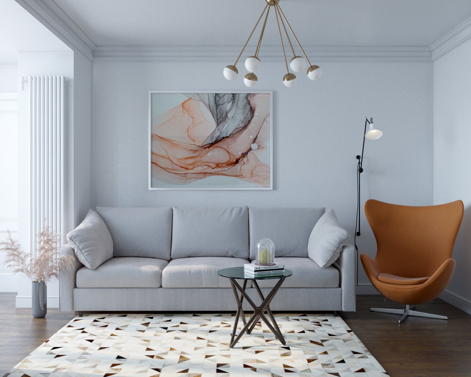 Дизайн квартиры в ЖК "Русский Авангард", Воронеж