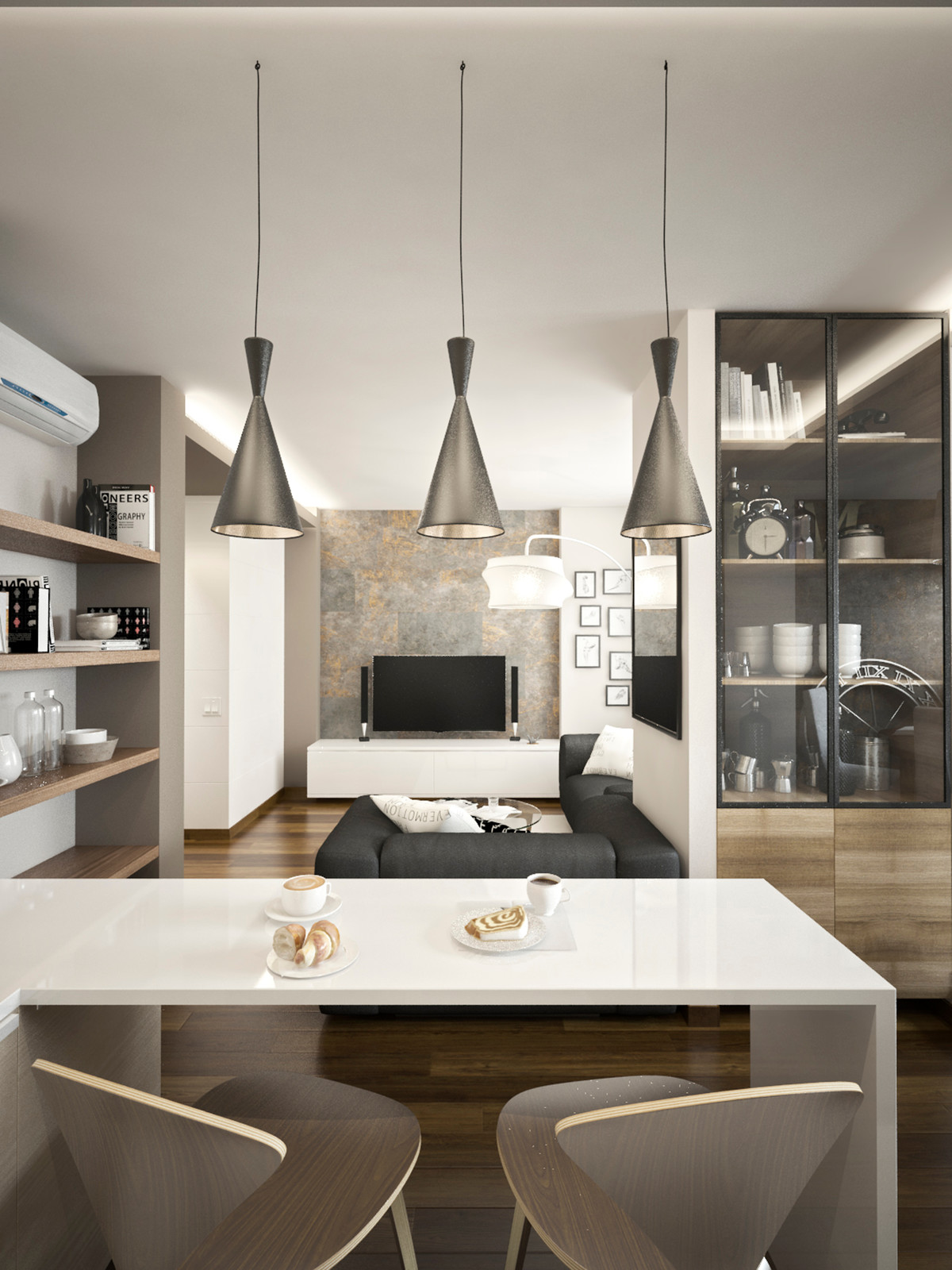 Дизайн проект Квартиры 76 м2