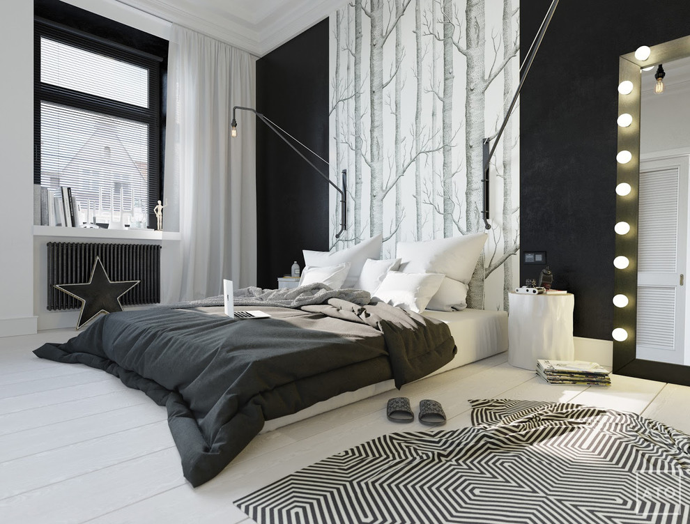 Спальня в скандинавском стиле