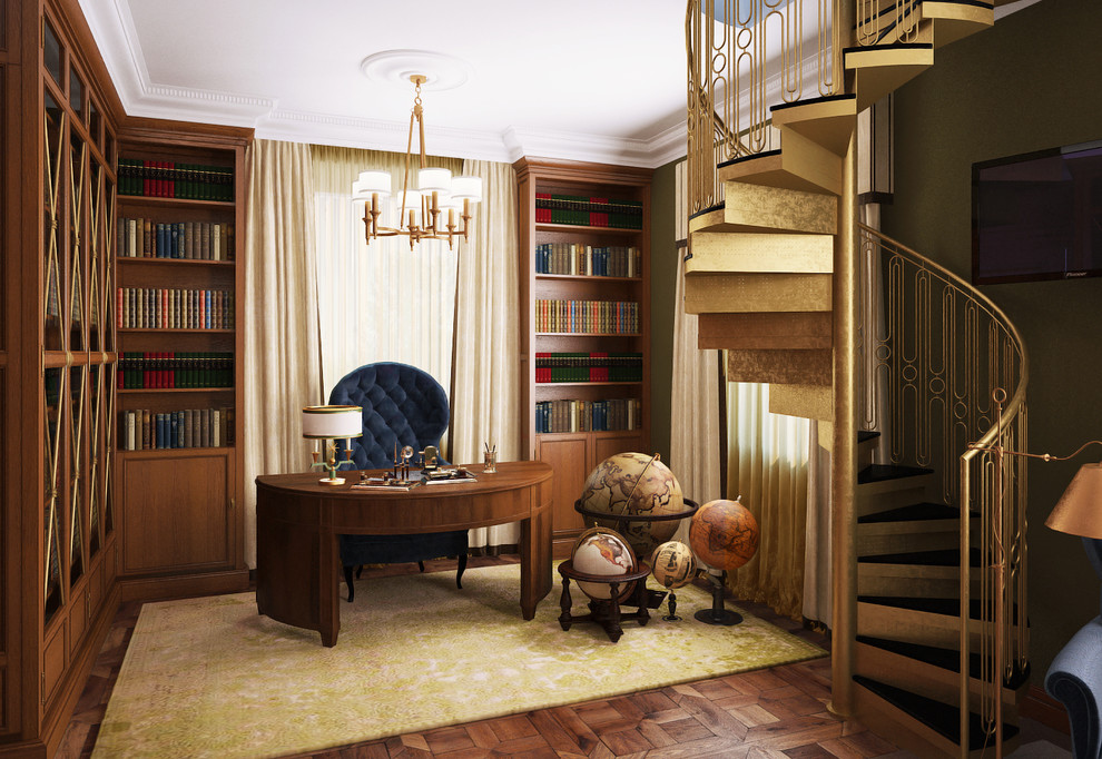 Классический кабинет со спальней