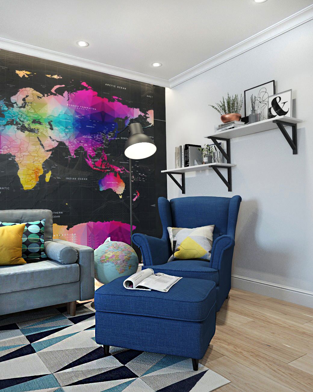 Студия для молодой девушки