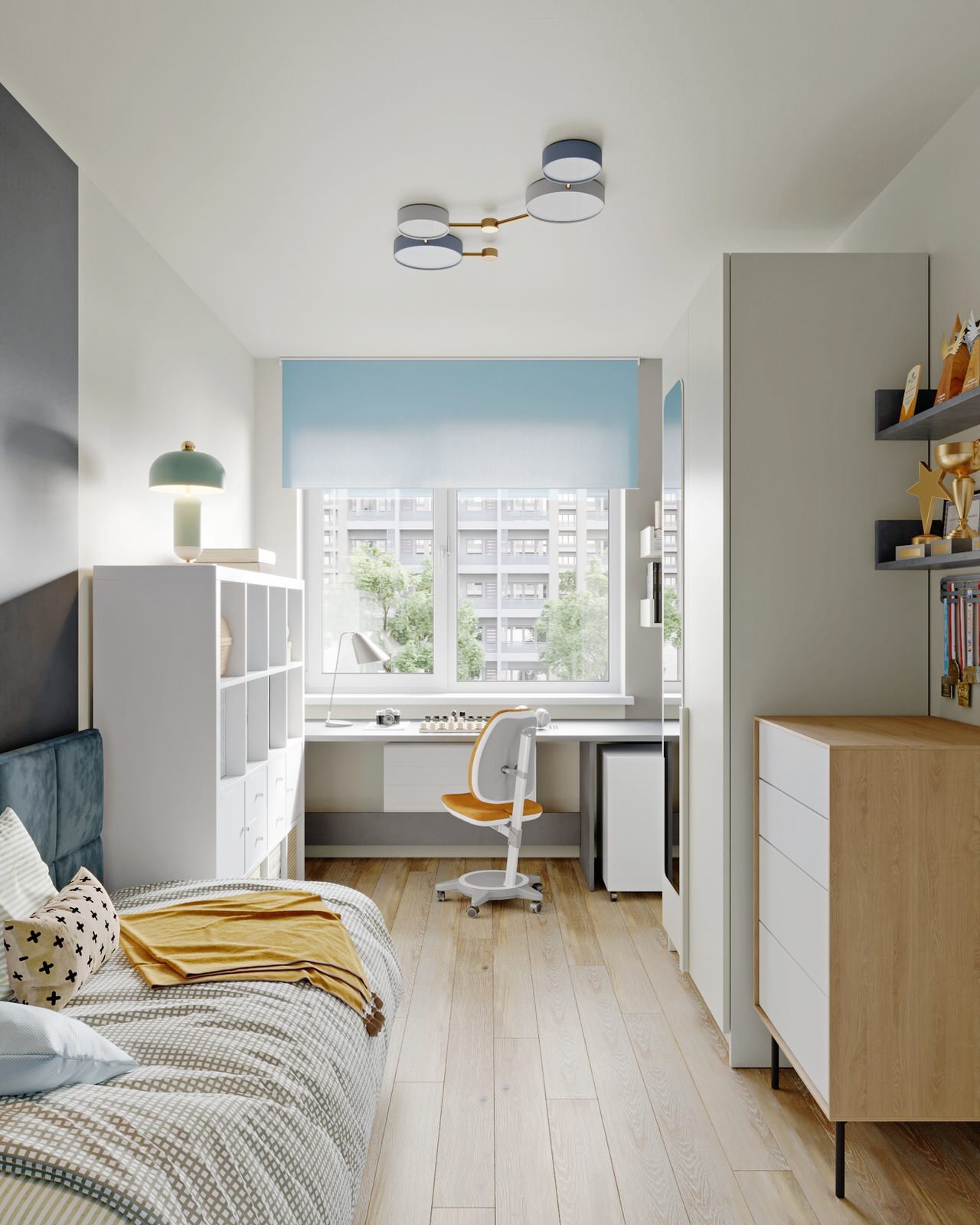 3-х комнатная квартира в ЖК Новоорловский 73 м.кв