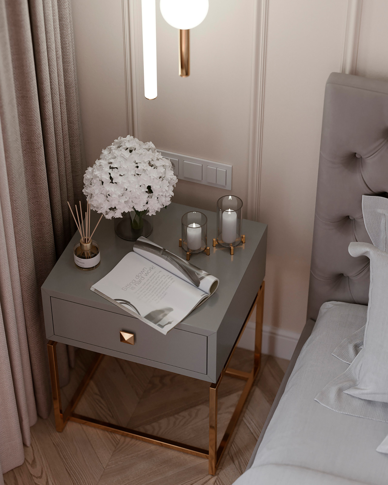 Двухкомнатная квартира в современной классике