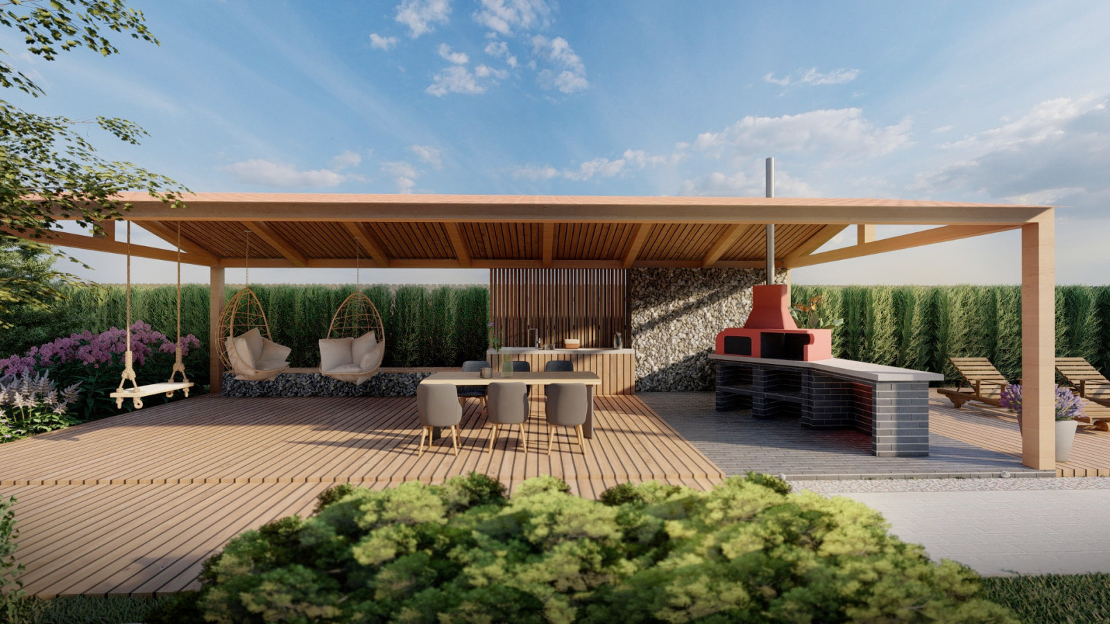 Обложка проекта: Проект частного сада в Санино