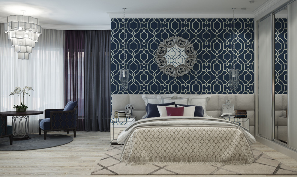 Обложка проекта: Квартира в Краснодаре - Изысканность стиля Спальня