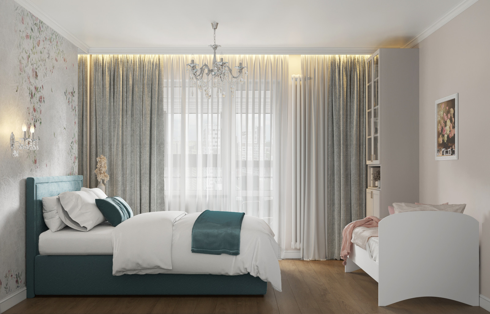 Спальня с мандалой