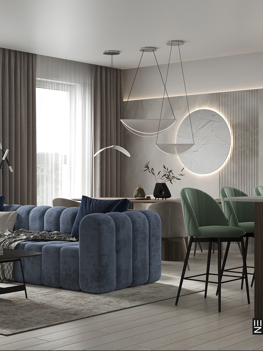 Обложка проекта: ЖК Клевер парк для Марины и Виталия