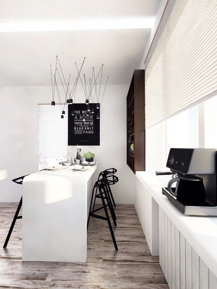 Стильный минимализм в белых тонах