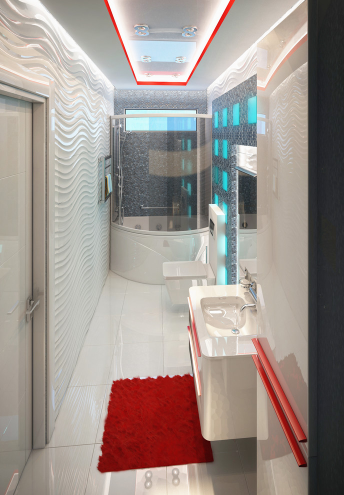 Беверли Хиллз - Лос Анджелес. Дизайн интерьера в современном стиле.