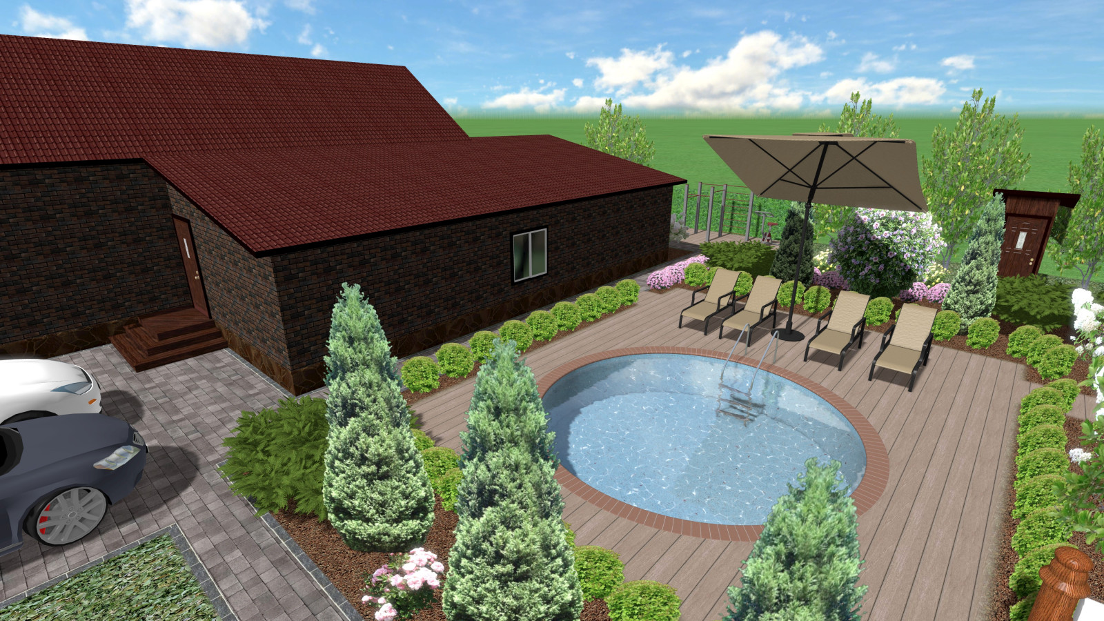 Обложка проекта: Дачный участок в Краснодаре