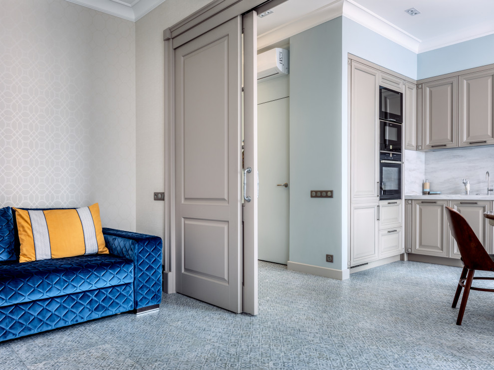 Квартира для большой семьи в стиле современной классике