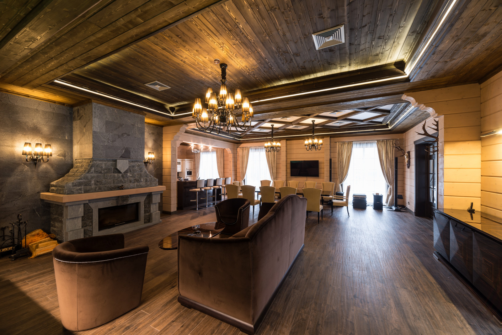 Интерьер загородной резиденции