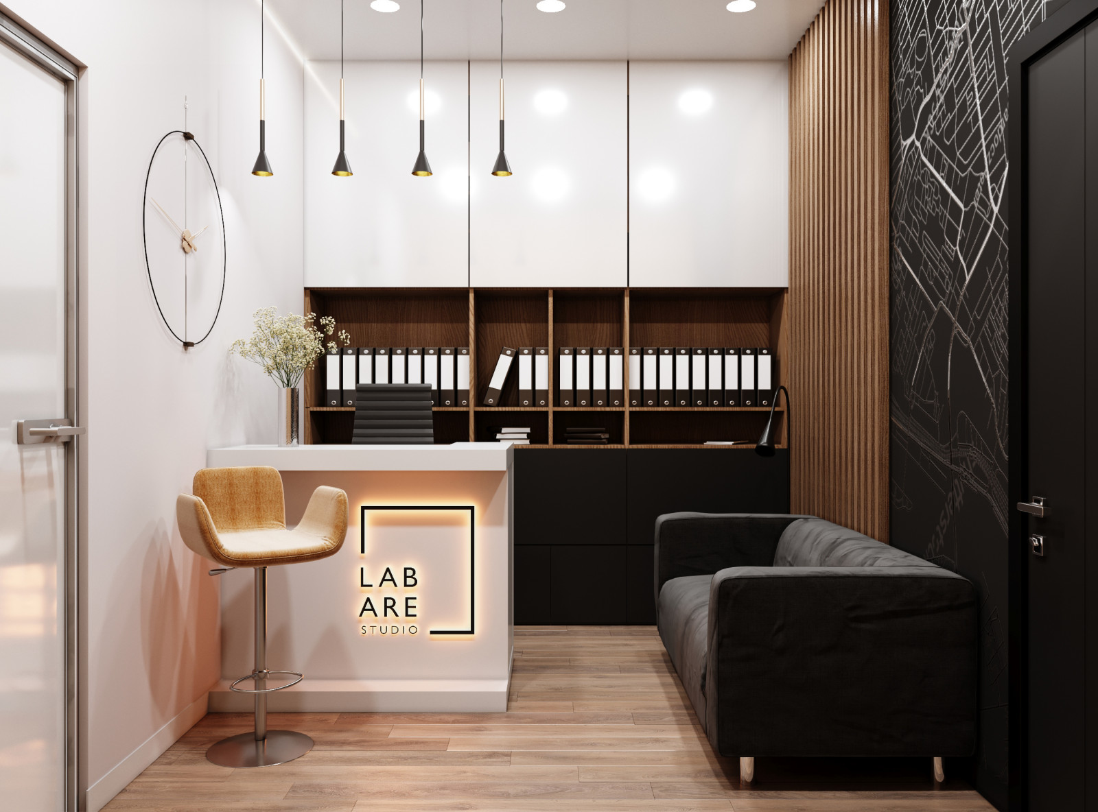 Обложка проекта: Дизайн офиса для маркетинговой компании