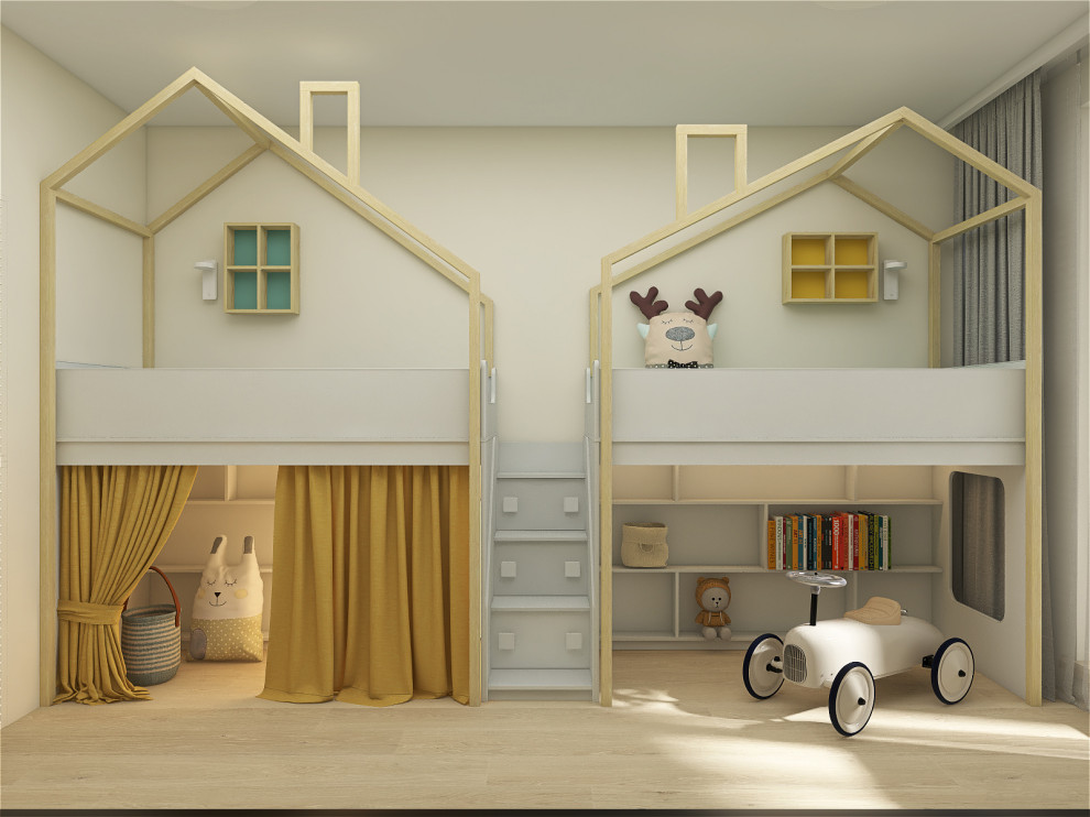 Минималистичная квартира 91м2 в Москве для семьи с двумя детьми