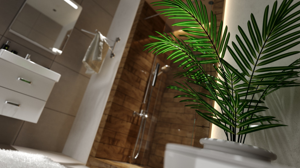 Обложка проекта: Санузел в современном стиле