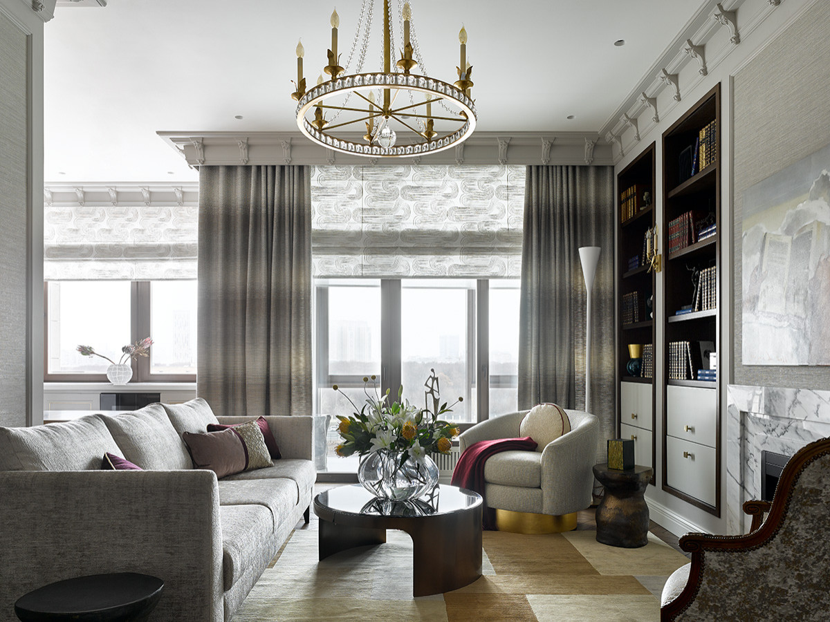 Houzz тур: Современная классика в серых тонах