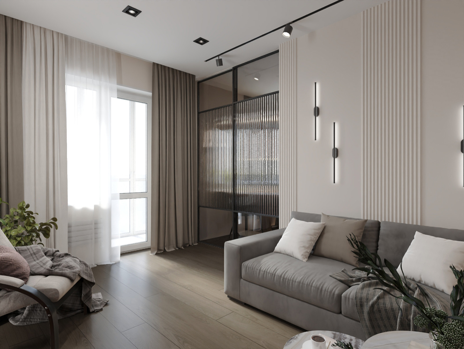 Проект интерьера в современной классике