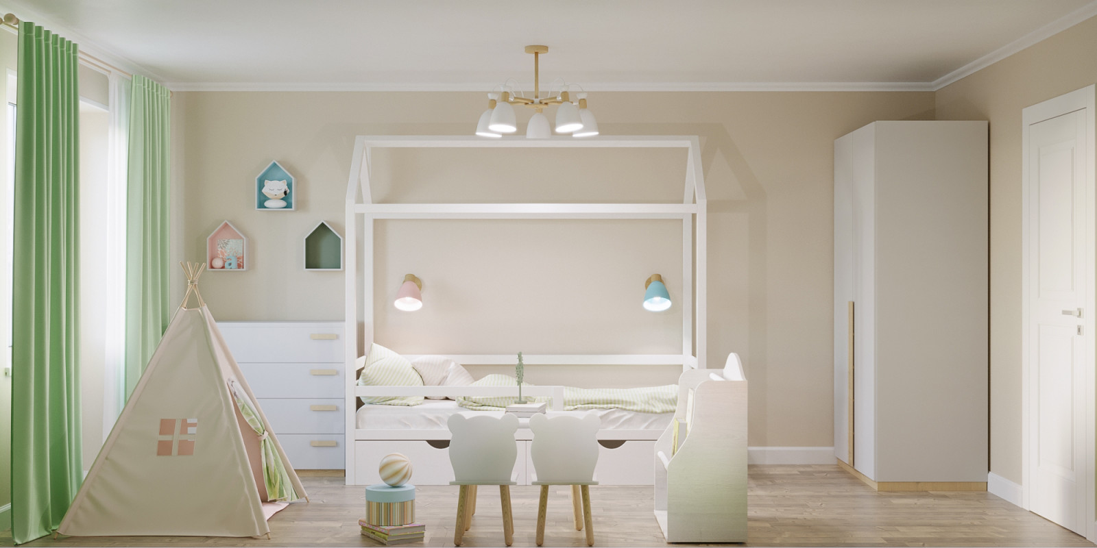 Детская комната для девочки