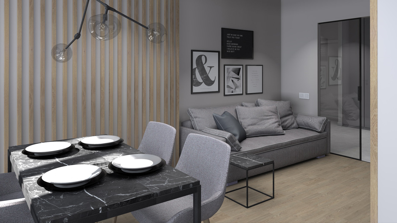 Проект квартиры в ЖК "Весенний" 98 кв м